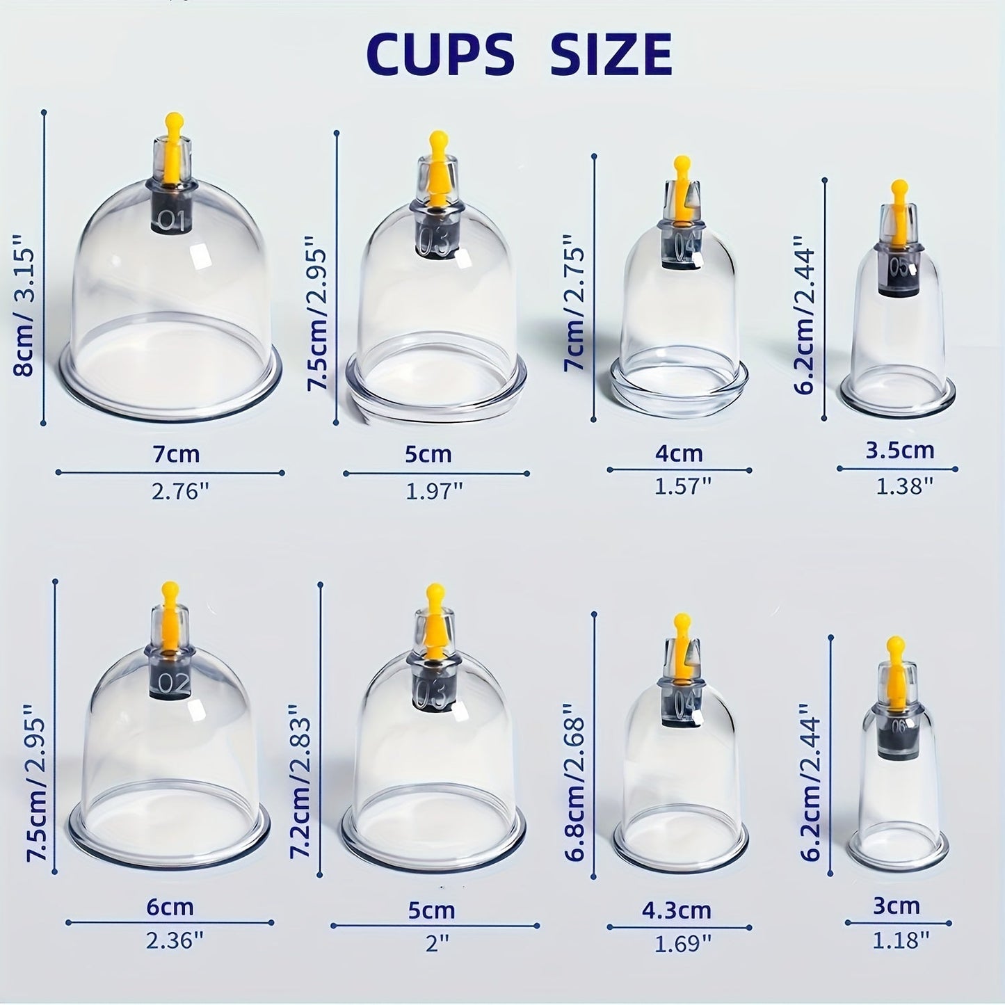 12/24pcs Premium Cupping and Walking Set – Ergonomic Design, Upgraded Sealing, Durable PS Material for Professional-Grade Home Massage, Includes Black Gift Box