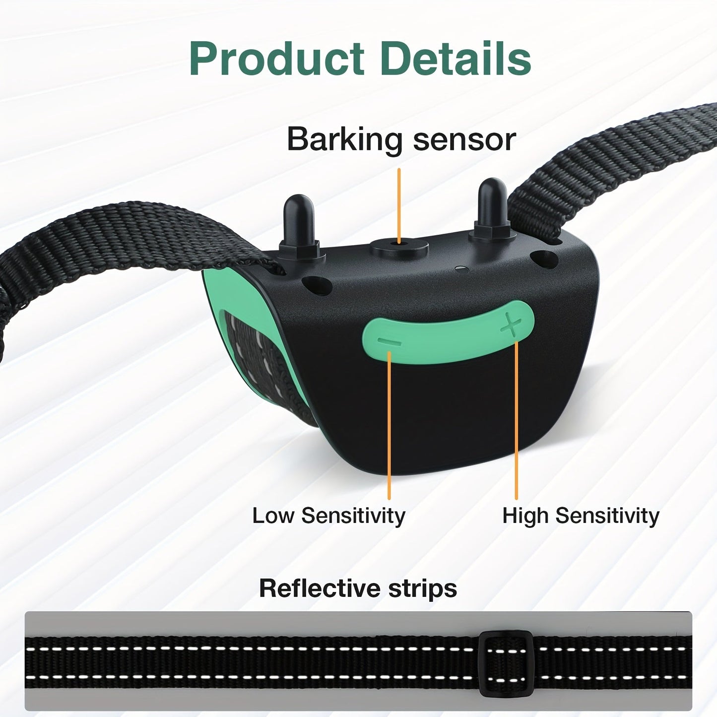 Anti-Bark Collar for Small and Medium Dogs - Gentle and Effective Solution for Excessive Barking