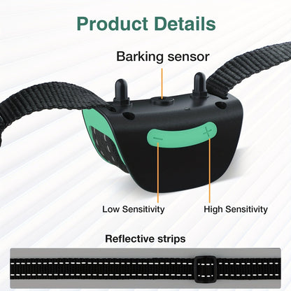 Anti-Bark Collar for Small and Medium Dogs - Gentle and Effective Solution for Excessive Barking