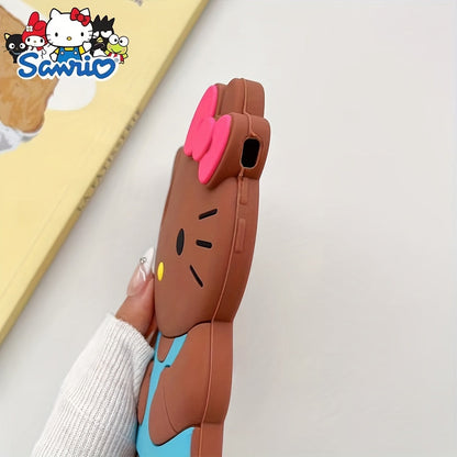 Sanrio Hello Kitty 3D Mobile Phone Case - Protective, Decorative, Cute Design, Ideal Gift for Christmas and Halloween ( Authorized )