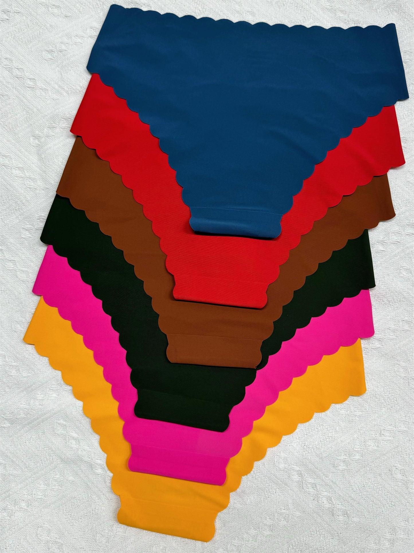 6 Piece Set Comfy Mid-Rise Solid Color Briefs – Soft Polyamide Fabric, Breathable and Stretchy, Sexy Women's Lingerie