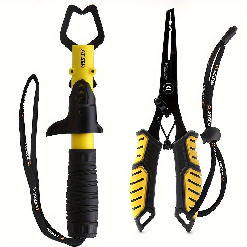Buy 1 Get 1 Free – 2 Heavy-Duty Stainless Steel Fishing Pliers – Unbreakable Grips, Corrosion-Resistant, and Rust-Free for Durable Outdoor Fishing
