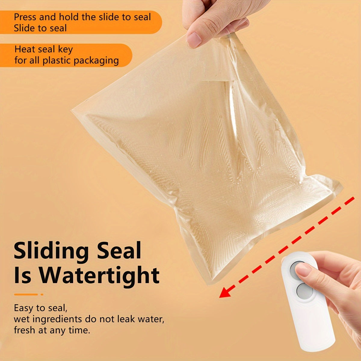 Mini Snacks Bag Sealer – Rechargeable 2-in-1 Heat Sealer with Cutter for Chips and Plastic Bags – Keeps Food Fresh, USB Rechargeable, Compact Sealing Machine