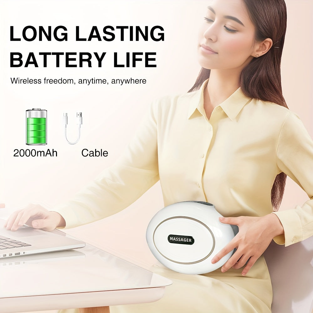 Automatic Abdominal Massager – Electric Stomach Machine for Flattening Belly, Multi-Use for Waist, Abdomen, Back, Neck, and Legs, 3 Modes for Home or Office