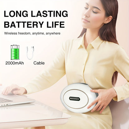 Automatic Abdominal Massager – Electric Stomach Machine for Flattening Belly, Multi-Use for Waist, Abdomen, Back, Neck, and Legs, 3 Modes for Home or Office