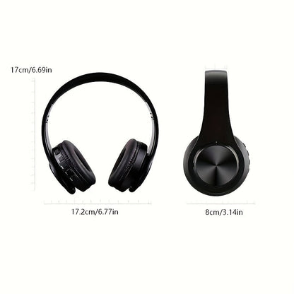 Multifunctional Wireless Headphones with Headband - Supports Card Insertion, Wired and Wireless Use