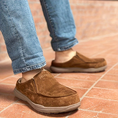 LazyStep Men's McCoy Cushioned Clog Slippers - Comfortable and Supportive Footwear