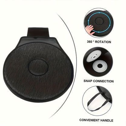Swivel Seat Cushion for Car and Home - 360° Rotation, Non-Slip, Easy Access Chair Pad for Elderly and Pregnant Users