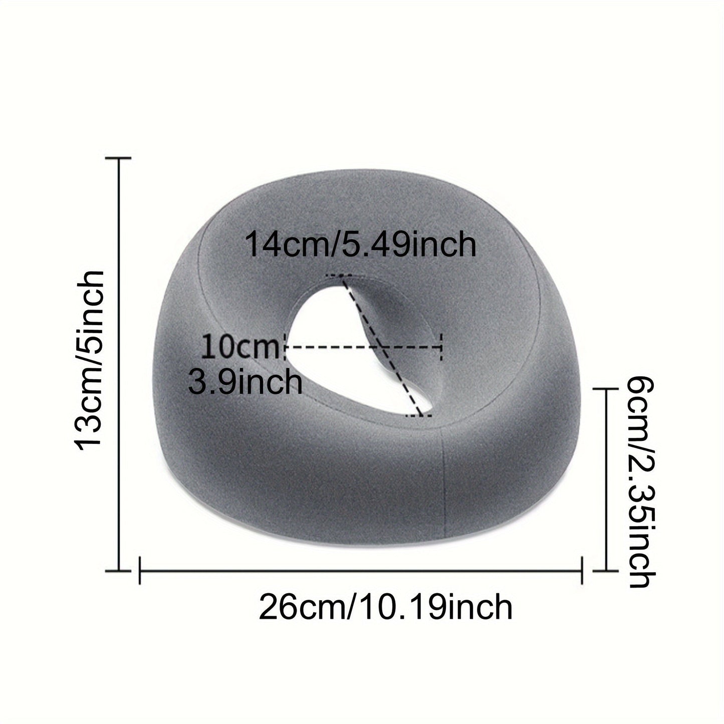 Modern U-Shaped Memory Foam Facial Pillow - Beauty Salon Spa Massage Cushion, Skin Care Relaxation Mat - Machine Washable, Soft Polyester Cover, Zippered - All-Season Multipurpose Use