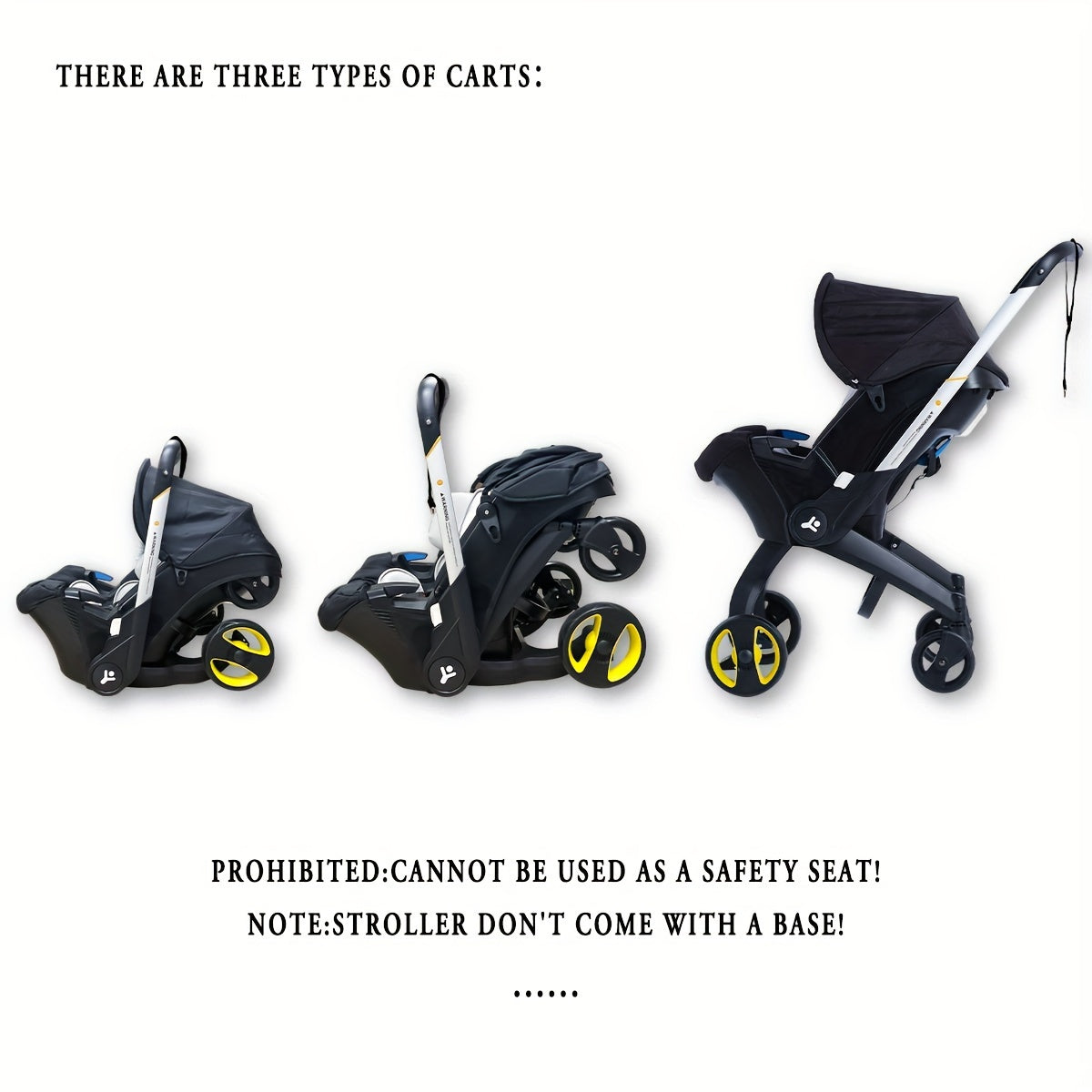 G301 Youngsters Stroller - Front-Facing, Reclining Single Seat, Ideal for Travel & Shopping, Durable & Easy to Maneuver