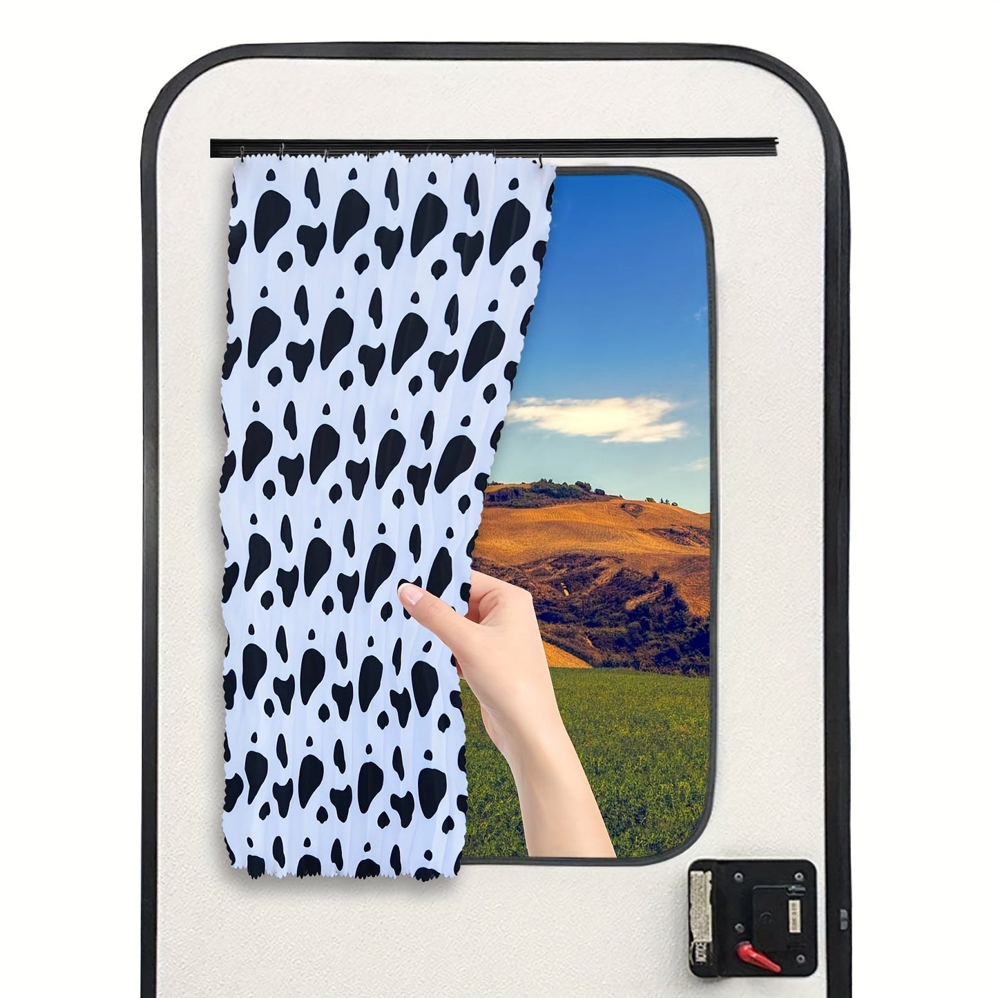 RV Door Window Shade - Durable Sun Protection and Privacy Screen - Easy Install Cover for Campers, Motorhomes, and Travel Trailers