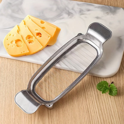 Aluminum Die Casting Cheese Wire Cutter – Multi-Use Butter and Cheese Slicer, Kitchen Utensils, Ideal for Goose Liver and Cheese Divider, Christmas Gift