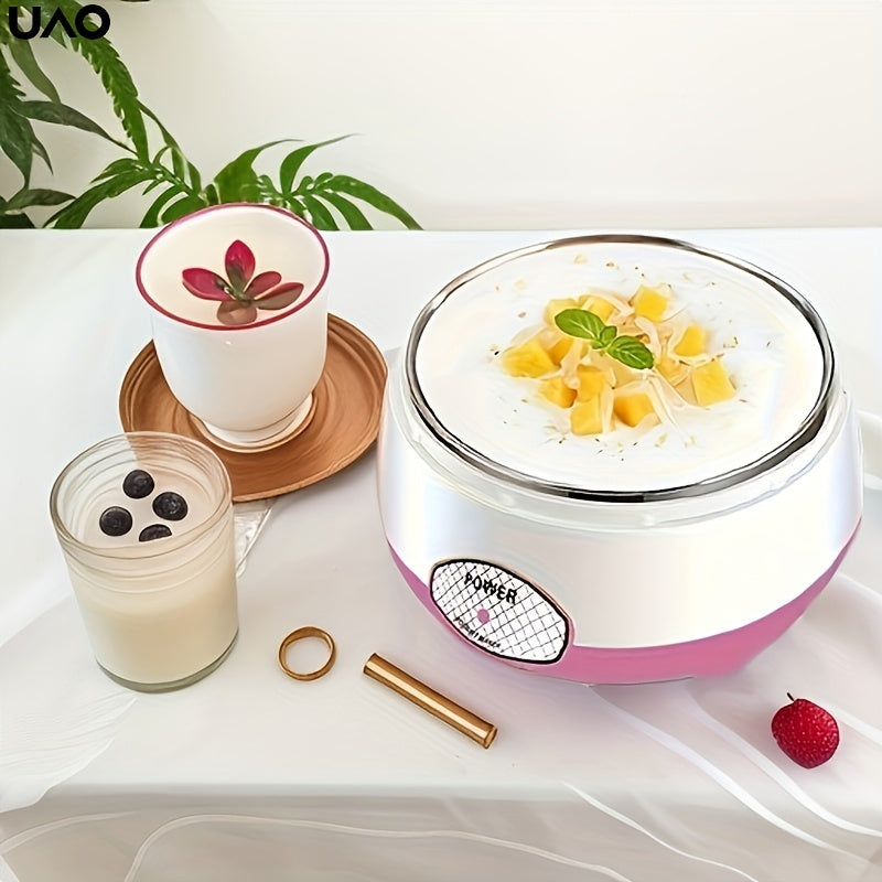 Effortless Automatic Yogurt Maker Machine - Compact and Multifunctional with One-Touch Operation for Yogurt, Natto and More - Ideal for Individual Servings