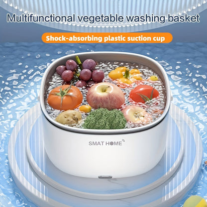 Fruit and Vegetable Purifier – Multi-Functional Household Cleaning Machine – Portable Automatic Vegetable Washer – Battery-Free