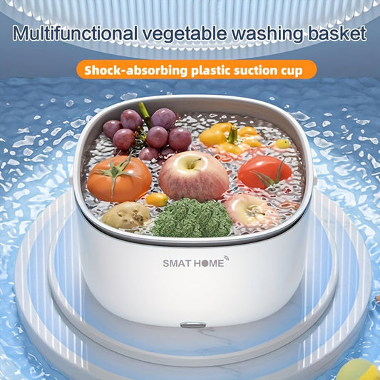 Fruit and Vegetable Purifier – Multi-Functional Household Cleaning Machine – Portable Automatic Vegetable Washer – Battery-Free
