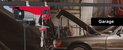 VEVOR 200–800kg Electric Hoist – Cable Winch Lifting Crane with Wired/Wireless Remote for Boat, Car, Garage & Elevator