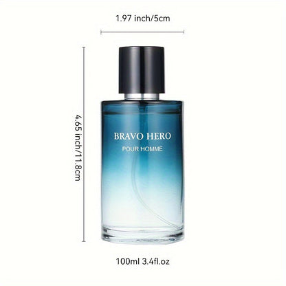 100ml Seductive Men's Cedarwood Cologne - Aromatic and Refreshing, Long-Lasting Scent for Dating and Everyday Use, Perfect Christmas Gift