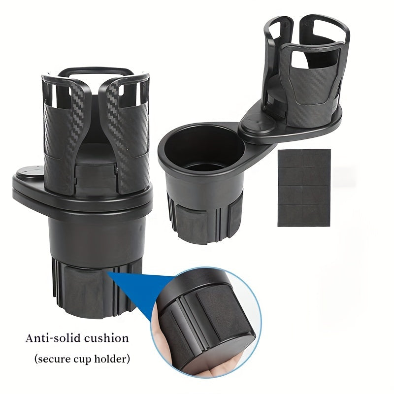 Car Cup Holder Expander – Adjustable Multifunctional Dual Cup Holder with Phone Holder and Aromatherapy Organizer – Ideal Gift for Thanksgiving, Christmas and New Year