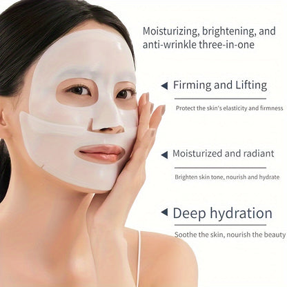 Hydrating Collagen Face Mask - Deep Collagen Lifting Overnight Mask for Lifting, Firming, and Moisturizing | Mild and Non-Irritating | 4PCS/Box