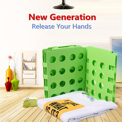 Practical Adult PP Shirt Folding Board - Easy Clothes Folding, Space-Saving, Travel-Friendly | Quick Folding Helper for Home | Perfect for Lazy People, Travelers, Busy Individuals