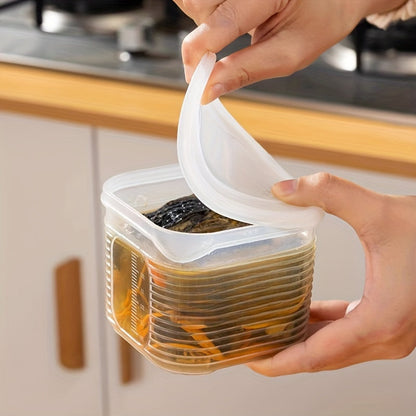7pcs Freezer-Safe Food Storage Containers Set with Lids – Leakproof, BPA-Free PP Plastic, Stackable for Meat, Fruits and Vegetables, Kitchen Essentials