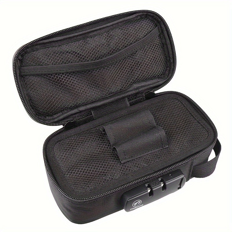 Smell Proof Bag with Lock – Carbon Lined Stash Storage Case, Odor-Resistant for Travel & Household Use