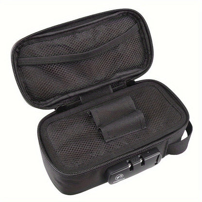 Smell Proof Bag with Lock – Carbon Lined Stash Storage Case, Odor-Resistant for Travel & Household Use