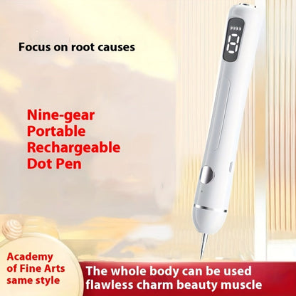 USB Rechargeable LED Beauty Pen – Portable Facial Skincare Tool for Home and Salon, 500mAh Lithium Polymer Battery