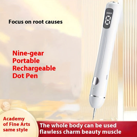 USB Rechargeable LED Beauty Pen – Portable Facial Skincare Tool for Home and Salon, 500mAh Lithium Polymer Battery