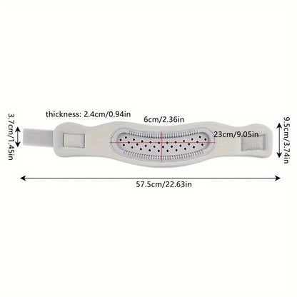 Breathable Silicone Neck Support Brace – Anti-Slouch Travel and Office Neck Collar for Men and Women, Cervical Spine Alignment, Pain Relief and Swelling Reduction