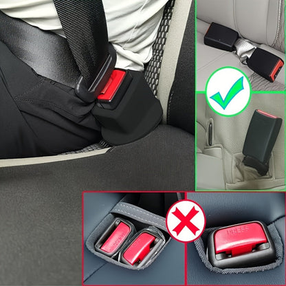 2-Pack Silicone Seat Buckle Holder Set – Car Buckle Booster for Easy Access – Compatible with Most Cars – Interior Accessories