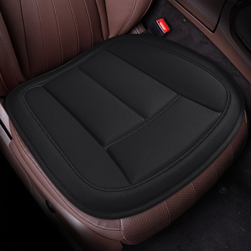 All-Season Universal Car Seat Cushion - Medium Soft, Non-Slip, Breathable Fabric, Portable Comfort Pad