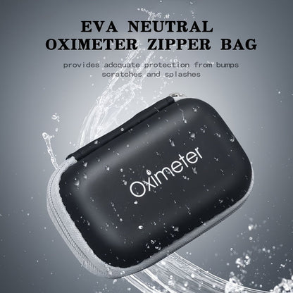 Durable Fingertip Pulse Oximeter Case with Zipper - Portable Protective Carrying Bag for Blood Oxygen Monitor - Ideal for Travel and Daily Use