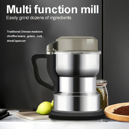 Ultra-Fine Electric Grinding Machine - Compact High-Speed Dry Grain Grinder for Home Use - Easy to Operate, Low Noise, Space-Saving