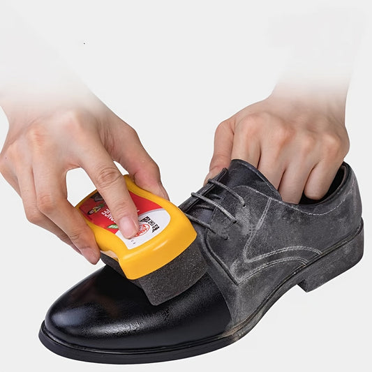 Quick Drying Shoe Polish Wipe – Effortless Leather Cleaning, Glossy Finish, Portable Single-Sided Sponge for Easy Shoe Care