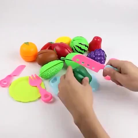 24 Piece Fun Cutting Food Toy Set – Early Skill Development for Kids, Perfect for Halloween & Christmas Gifts