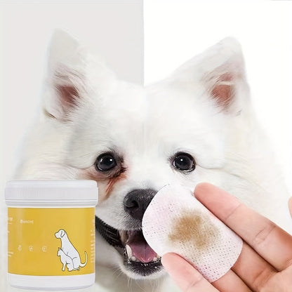 200pcs Pet Eye Wipes – Tear Mark Remover for Dog Eye Cleaning
