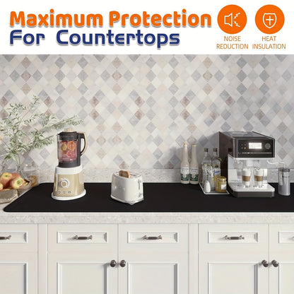 Extra Large Super-Sized Silicone Baking Mat - Heatproof, Easy Clean, Waterproof, Anti-Slip Grip, Durable Table Protector for Pastry, Dining and Desk, Stylish Kitchen Decor