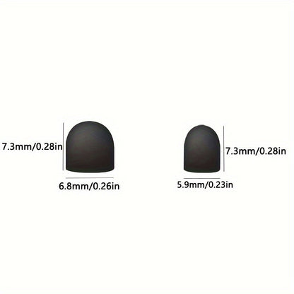 20 Pack Hollow Pens with Replacement Tips - 10 Large and 10 Small, Includes Rubber Tips