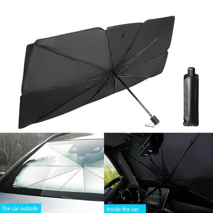 Portable Foldable Car Windshield Sunshade – Protect Your Car from the Sun