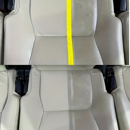 Car Interior Renewal Kit - Crystal Plating Wax for Dashboard and Plastic, Faux Leather Seat Restorer and Tire Shine Coating