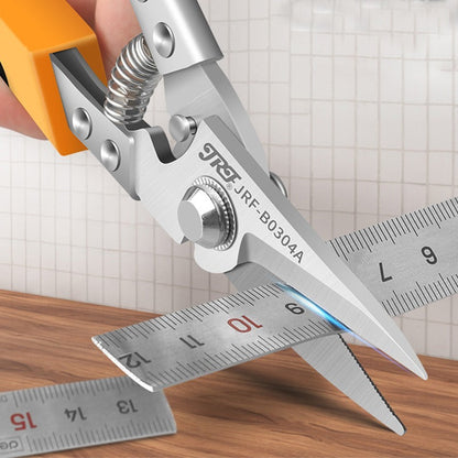 Heavy-Duty Stainless Steel Industrial Shears – Precise Cutting for Metal, PVC, Tin, Ergonomic Grip, Rust-Resistant, Ideal for Professional & DIY Projects