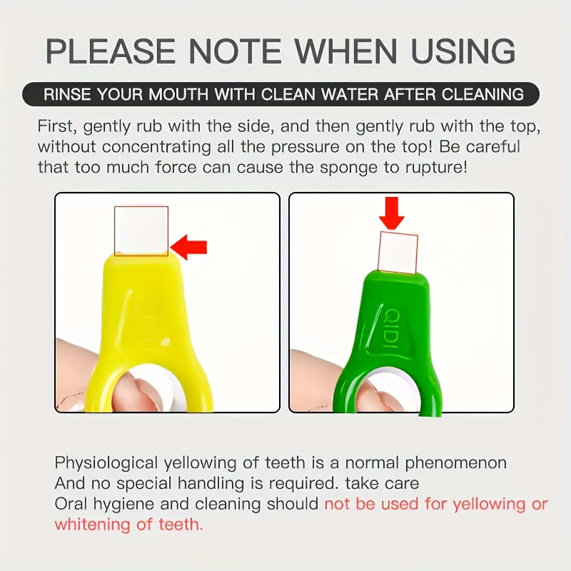 Portable Nano Sponge Teeth Whitening Eraser - Stain Remover for Smoke, Tea and Wine, Daily Dental Care Stick for Home and Travel