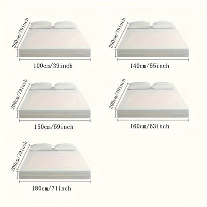 Waterproof Quilted Mattress Topper Protector - Polyurethane Liner, Polyester Cover, Machine Washable, Water-Resistant Pad for Dust and Moisture Protection - 1 Piece