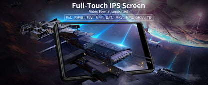 80GB MP3 Player for Android – Bluetooth & WiFi, 4.0-Inch Full Touch Screen, Built-in Speakers & Browser Support