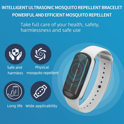 M90 Ultrasonic Mosquito Repellent Band – Electronic Outdoor Mosquito Prevention Watch
