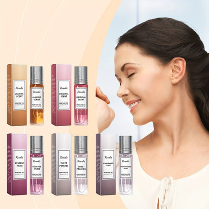 Set of 5 Intimate Partner Perfumes, Long-Lasting Romantic Fragrance Infused with Essential Oils, Unisex Men's & Women's Perfume for Enhanced Intimacy
