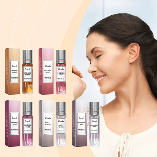 Set of 5 Intimate Partner Perfumes, Long-Lasting Romantic Fragrance Infused with Essential Oils, Unisex Men's & Women's Perfume for Enhanced Intimacy