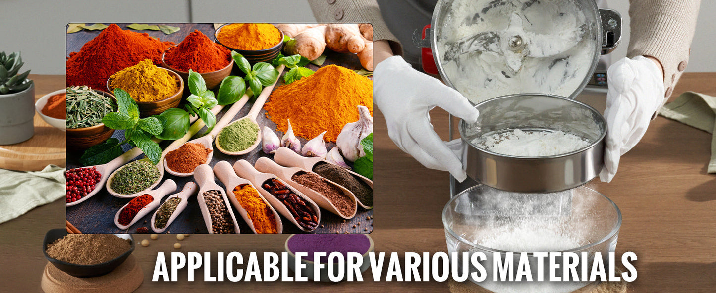 SucceBuy 150-2500g Electric Grain Mill Grinder – Commercial Spice & Herb Grinder for Coffee, Corn & Cereals