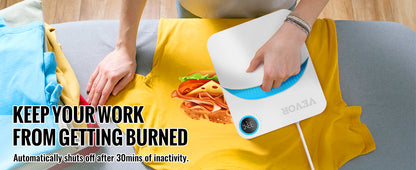 VEVOR Portable Heat Press Machine - 9x9/12x10 Inch, DIY Shirt Printing, Multifunctional Sublimation Transfer for HTV Vinyl, T-Shirt & Bag